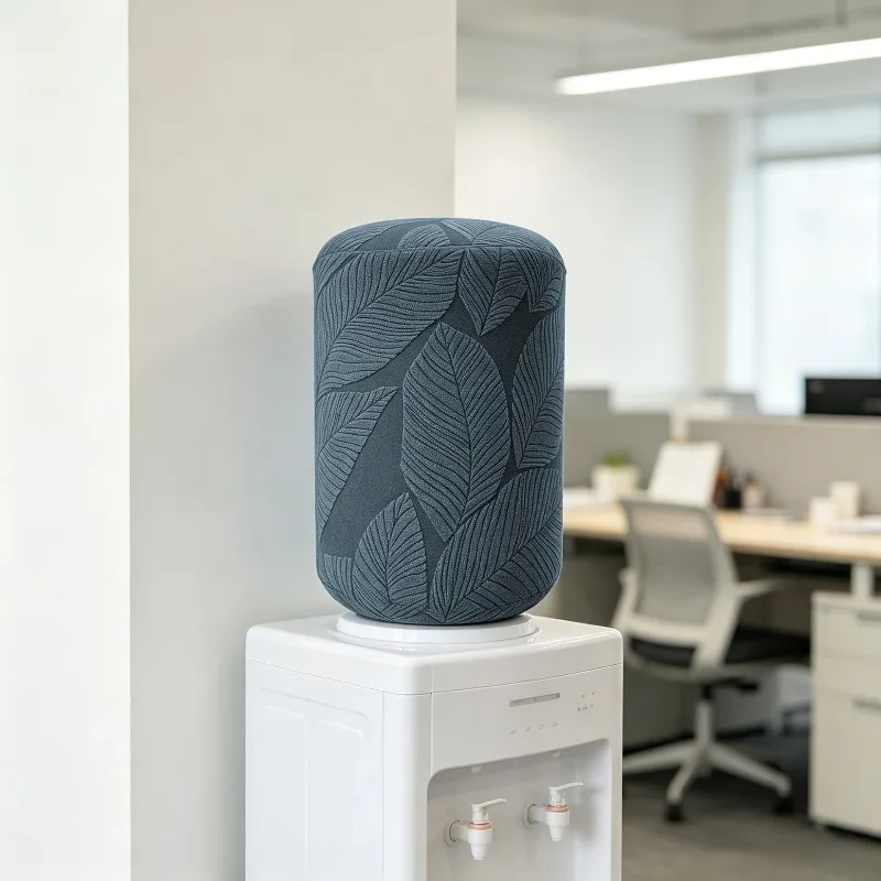 High Stretchy Jacquard Elastic Water Dispenser Cover Reusable Upper Opening Bucket Sleeve Universal Dustproof Barrel Dust Cover