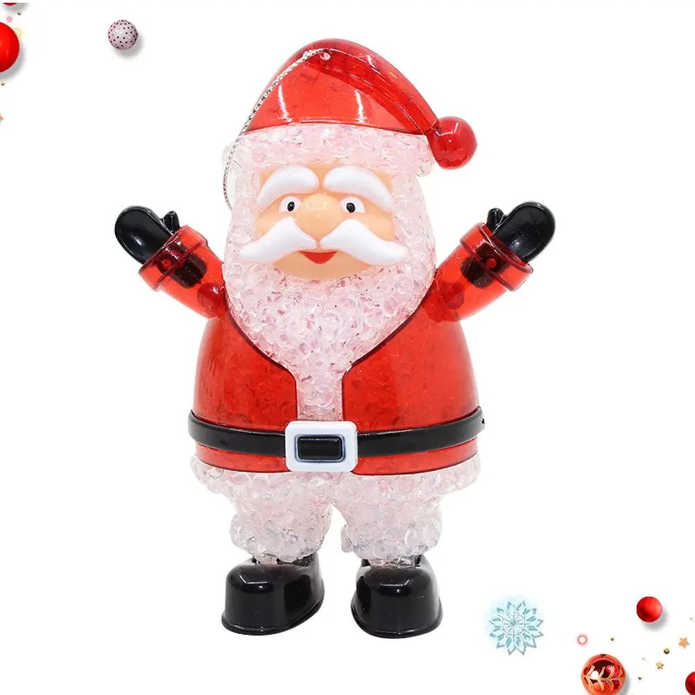 Christmas Santa LED Colorful Light Eco Christmas Night Light Friendly Night Lamp for Kids Party Decoration Mini Lantern Gift