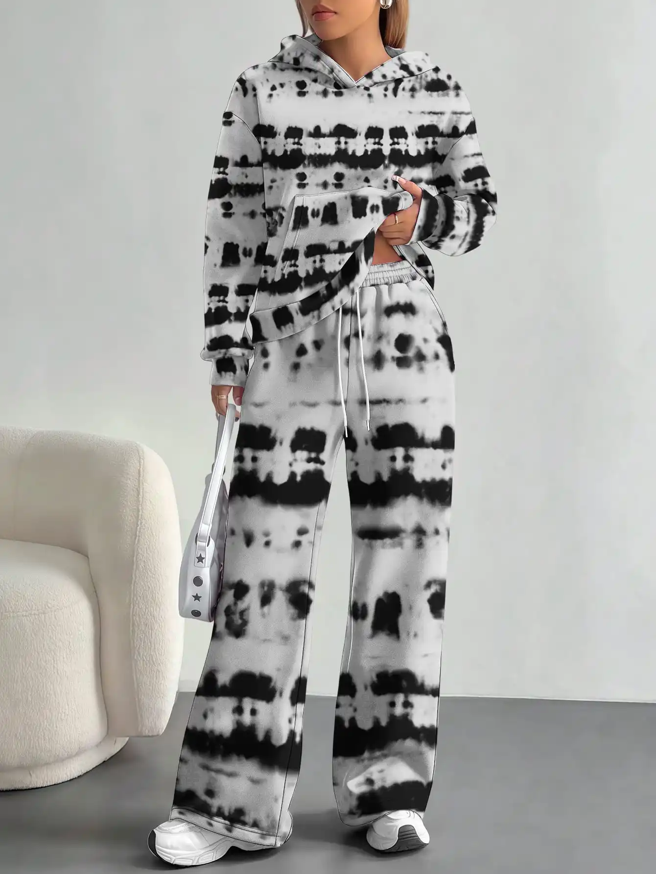 

Outdoor camouflage style foreign trade printing hot style 2025 new blue vertigo style fashionable casual European and American w