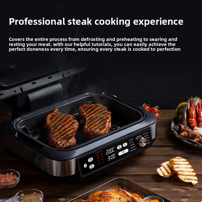 Steak Master Steak Machine, Fully Automatic Steak Grill, High-Temperature Oven Multifunctional Cooking Pot