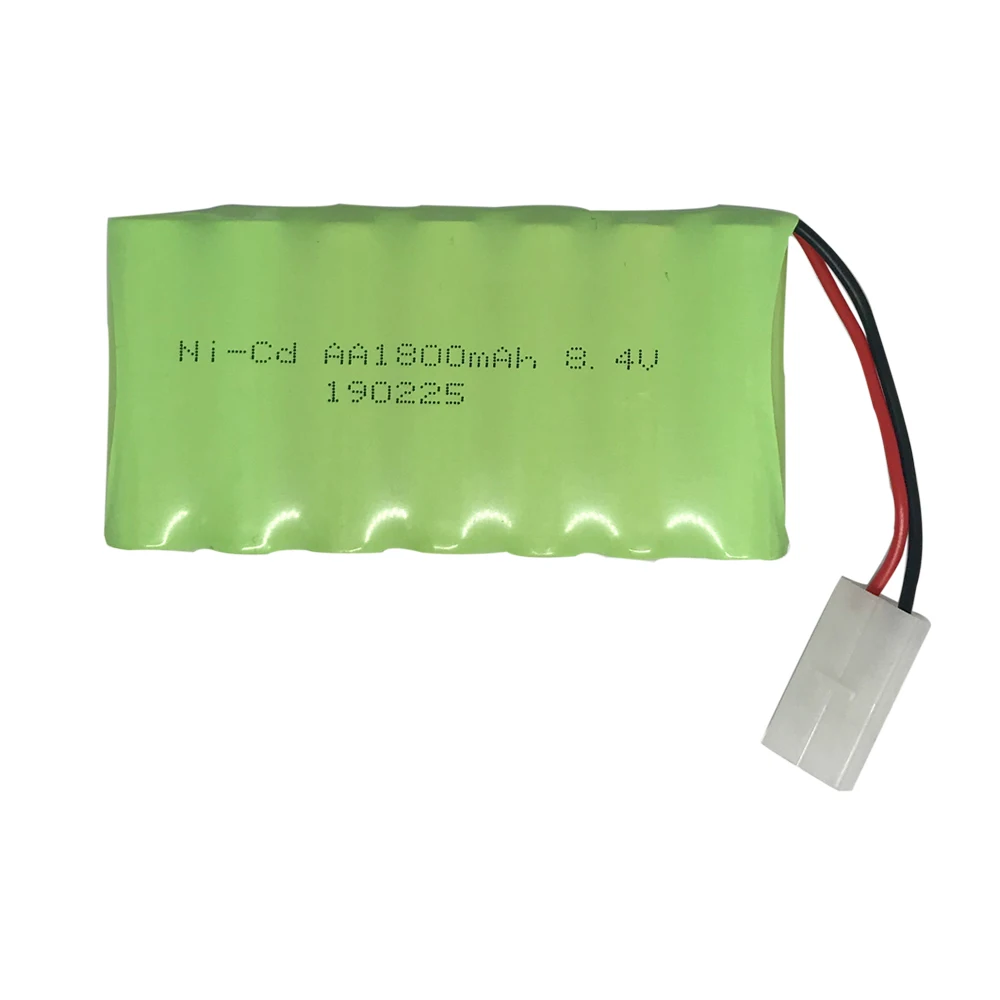 8.4v 1800mah AA NI-MH Batteria ricaricabile per i giocattoli Elettrici RC auto nave robot 8.4 V ad alta capacità nimh batteria L6.2-2P spina