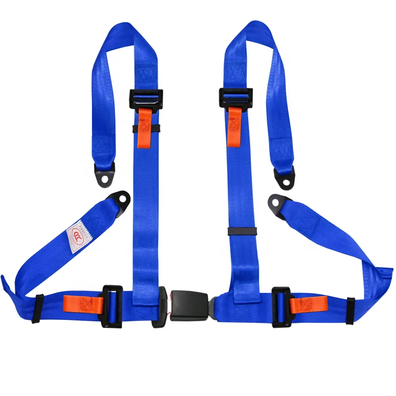 Cintos de segurança para carros de corrida de 4 pontos com cinta de 2 polegadas Sistema de cinto de segurança aprimorado para veículos