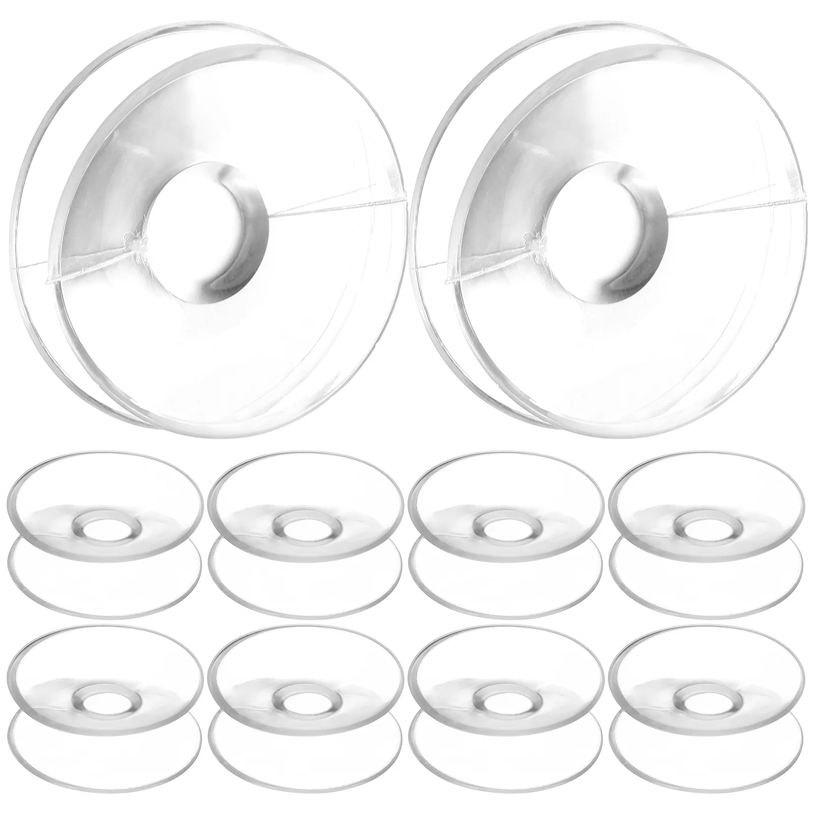 

10Pcs Clear PVC Double Sided Suction Cups 30Mm Strong Adhesion for Glass Windows Bathroom Organization Sucker Pad Non Porous