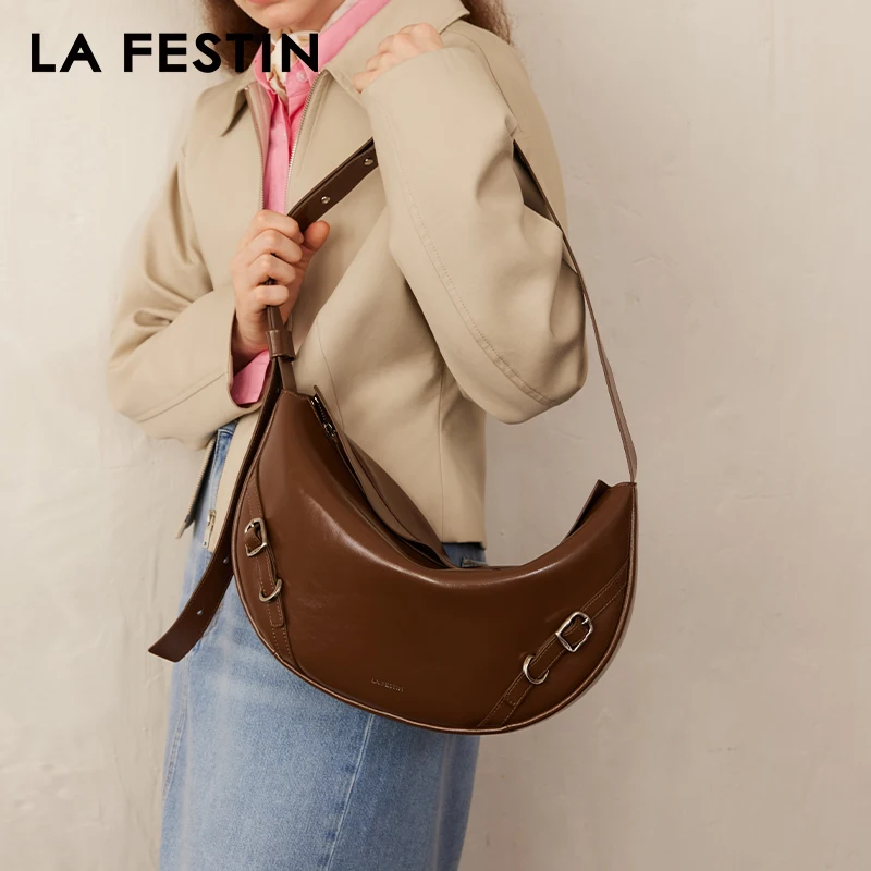 LA FESTIN Original Tote Bags for Women Trend 2024 Large Capacity Travel Bags Fashion Shoulder Crossbody Bag