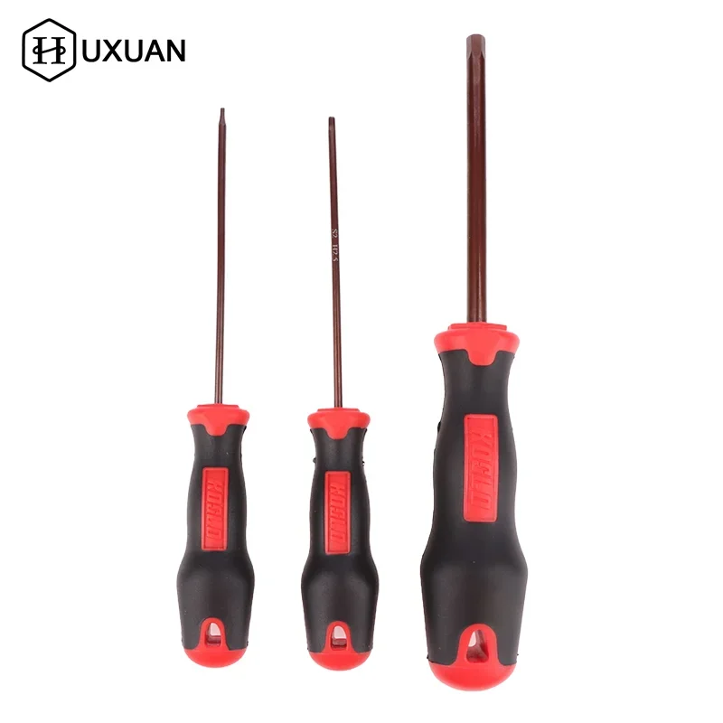 H2-H6 Internal Hexagonal Screwdriver Small Wrench Hexagonal Star Set Tool Extended Straight Shank Hexagonal Edge Bicycle