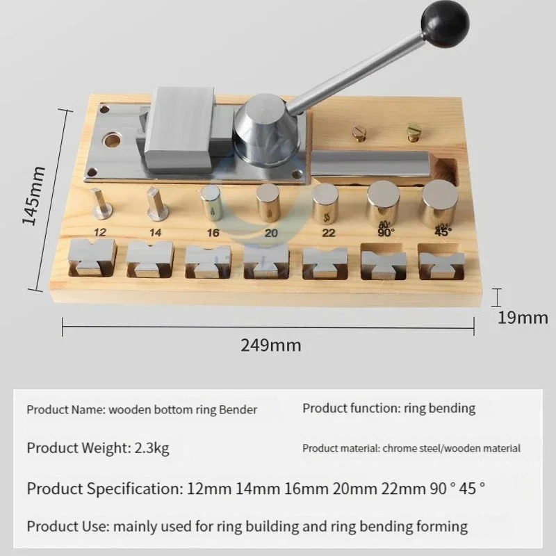 

Upgrade Tool Special And Convenient Jewelry Equipment For Gold, Silver, And Copper Rings By Bending Machine, Forming And Rollin