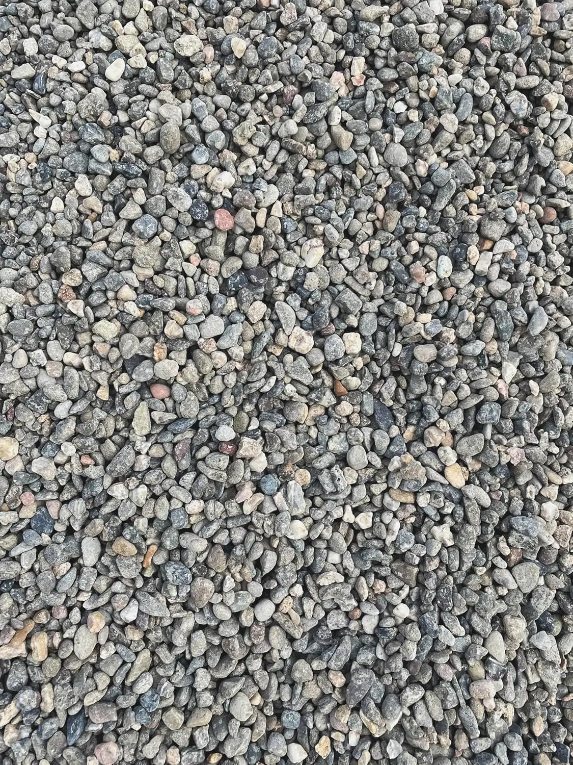 40 LBS Grey Pea Gravel - Landscape Rocks - Drainage Rock - Gardening - Average Size 3/8 inch - 1/4 inch Stone