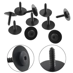 Car Clip Screw Brand New High Quality Metal 10pcs/set 11570637 Auto Black Car Fasteners Clips Interior Accessories USEFUL USFUL