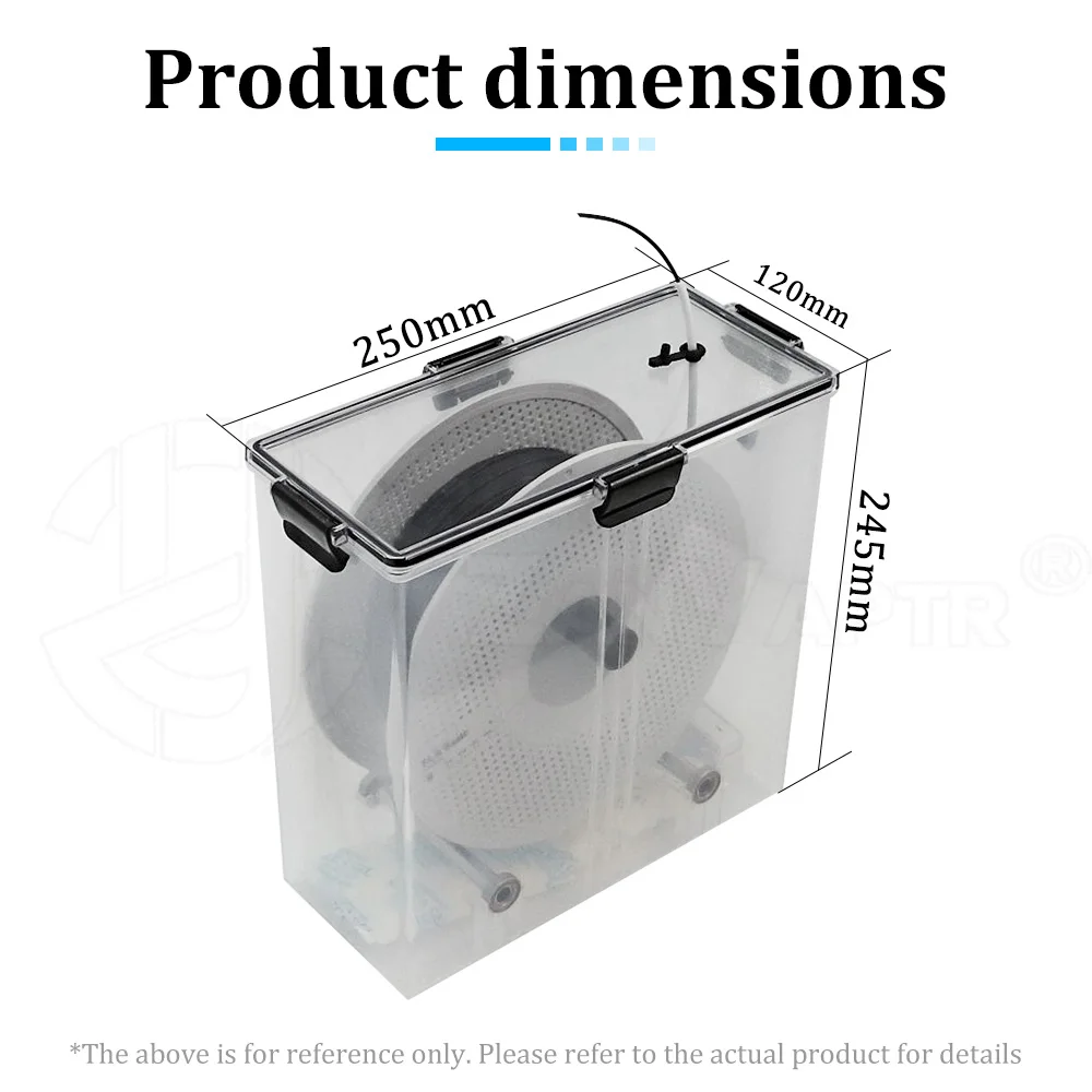 Filament Dryer Box For 3D Printer Parts New Upgrade Filament Sealing Moisture-Resistant Real-Time Monitoring PLA ABS PETG