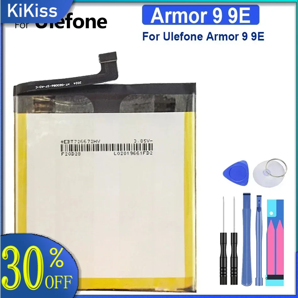 Mobile Phone Battery 6600Mah For Ulefone Armor 9 9E 6.3 Inch