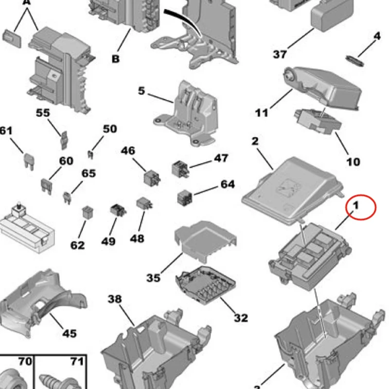 Brand New Genuine BSM Z03 9810296180 Z03-01 308 5008 3008 C4 PSA For PEUGEOT CITROEN UPC BSI UCH DS4-