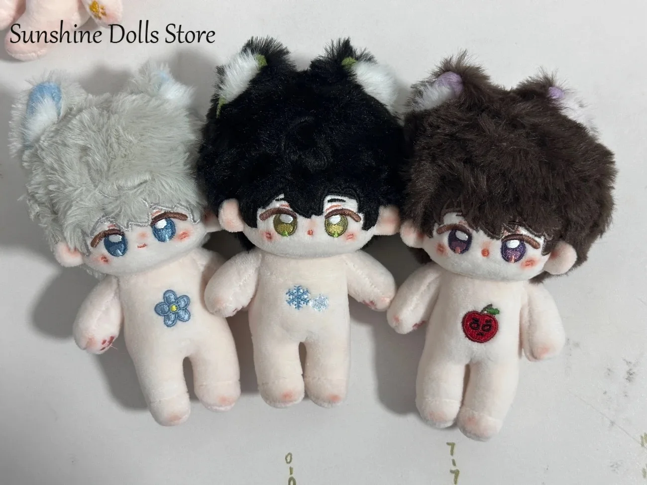 

10cm Game Love and Deepspace Xavier Zayne Plush Doll Stuffed Body Dress Up Clothes Kawaii Animal Ear skeleton Plushies Xmas