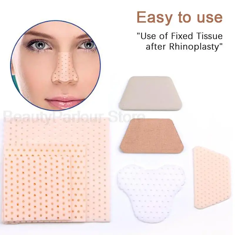 1PC Nose Splint Low Temperature Thermoplastic Nasal Splint Plastic Surgery Plastic Plate Nose Orthopedic Fixator Nose Beauty Use