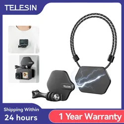 TELESIN magnetyczny aparat Release uchwyt na kantar Gopro akcesoria Release dla GoPro Hero Insta 360 DJI telefon komórkowy