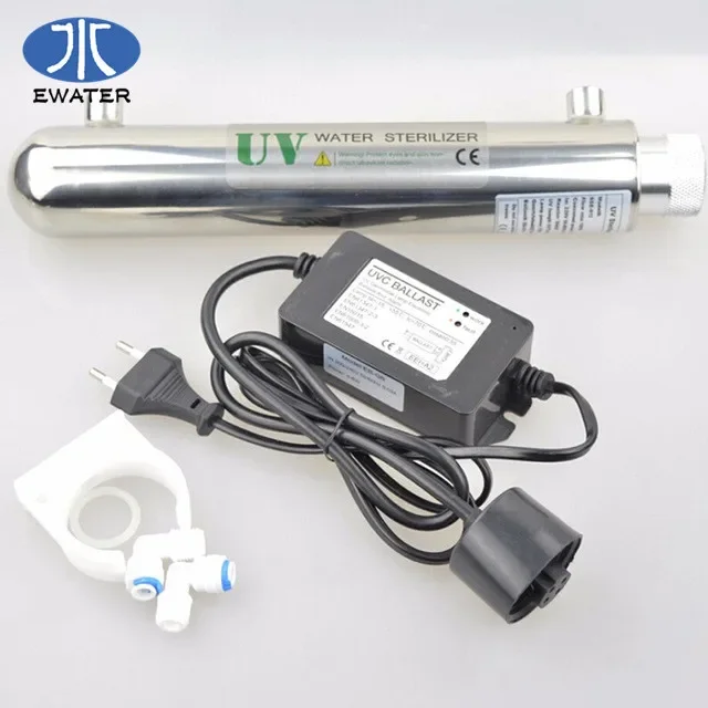 304 316 Stainless Steel Ultraviolet UV LED Light Lamp Drinking Water Sterilizer Aquarium For Water Disinfection Purification