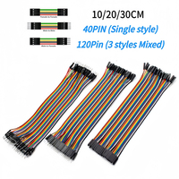 40PIN 10CM 20CM 30CM Dupont Line Male to Male + Female to Male and Female to Female Jumper Dupont Wire Cable for arduino DIY KIT