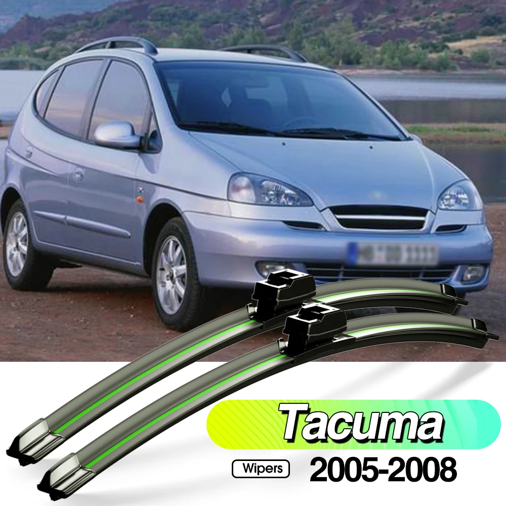 For Chevrolet Tacuma 2005-2008 2pcs Front Windshield Wiper Blades Windscreen Window Accessories 2006 2007