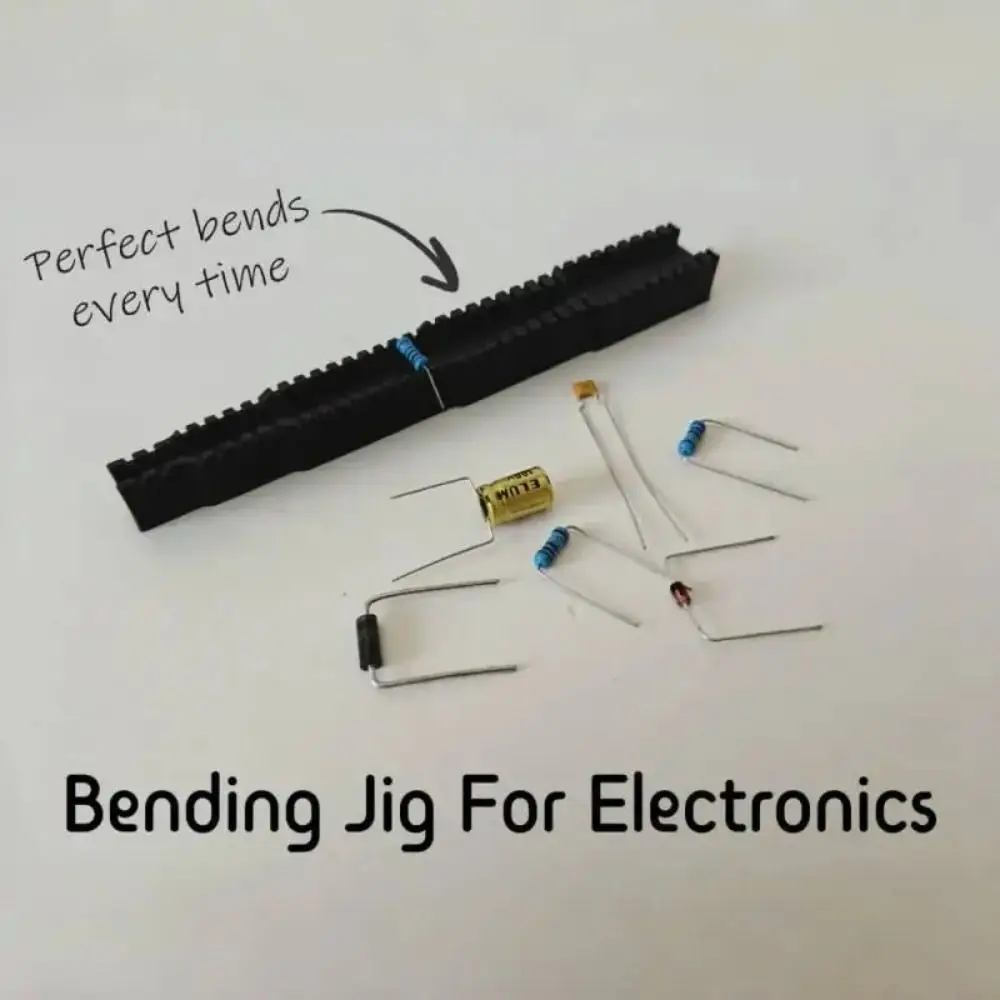 Ferramentas de dobra de diodos formadores de chumbo, impressão profissional 3d, componentes eletrônicos, gabarito de dobra, resistor universal, dispositivo de dobra