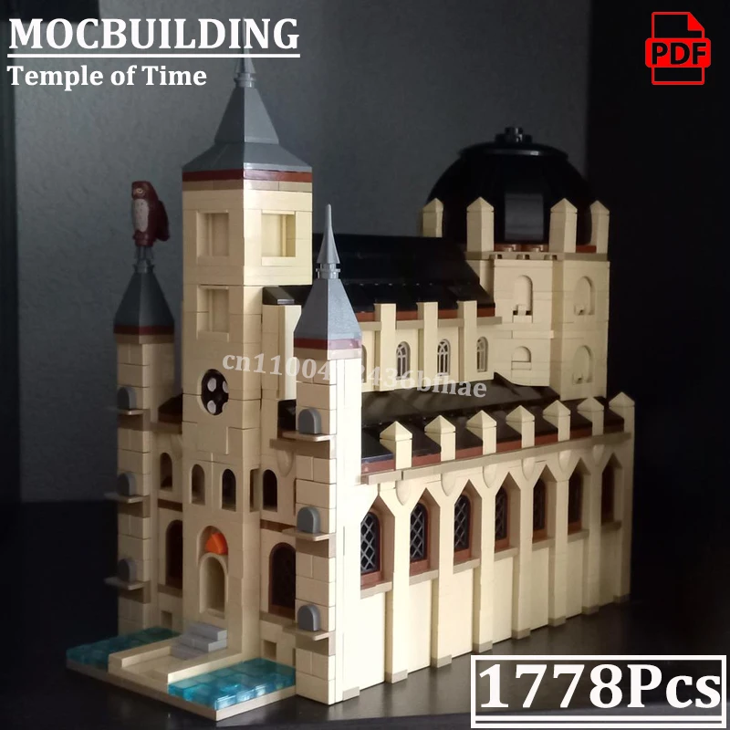 

Замок «Храм раз», блоки, декор для полки, модель дисплея, MOCBUILDING, креативные блоки, строительные кирпичи, игрушки, подарок