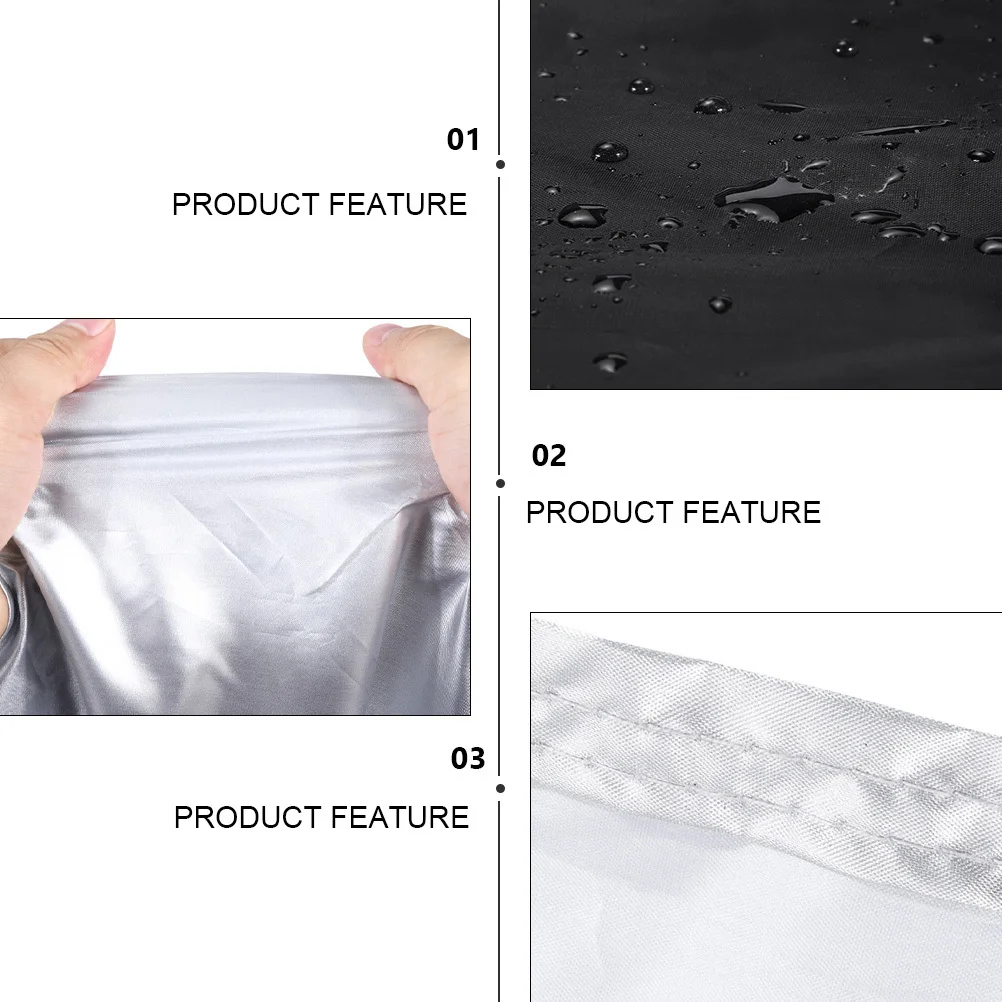 1 قطعة غطاء دراجة نارية متين مقاوم للماء واقية من الشمس حماية مكافحة الصدأ قشر الطلاء طويلة الأمد غطاء دراجة نارية المأوى #5