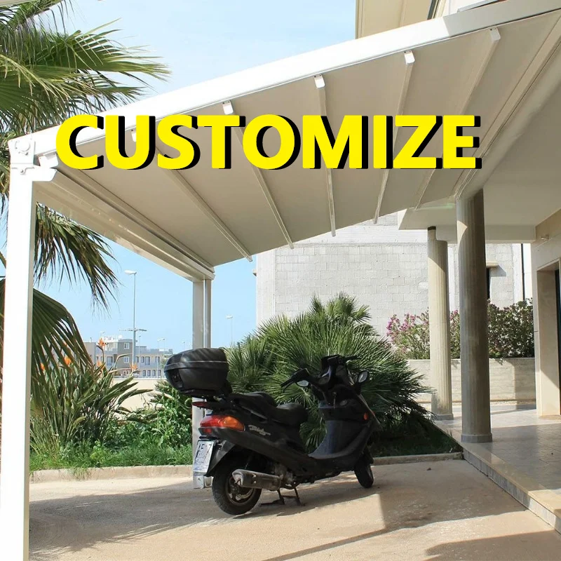 Any Size Custom All Weather Aluminum Bioclimatic Pergola Kits Remote Control Anti Rust Waterproof Heavy Duty Outdoor Patio Shade