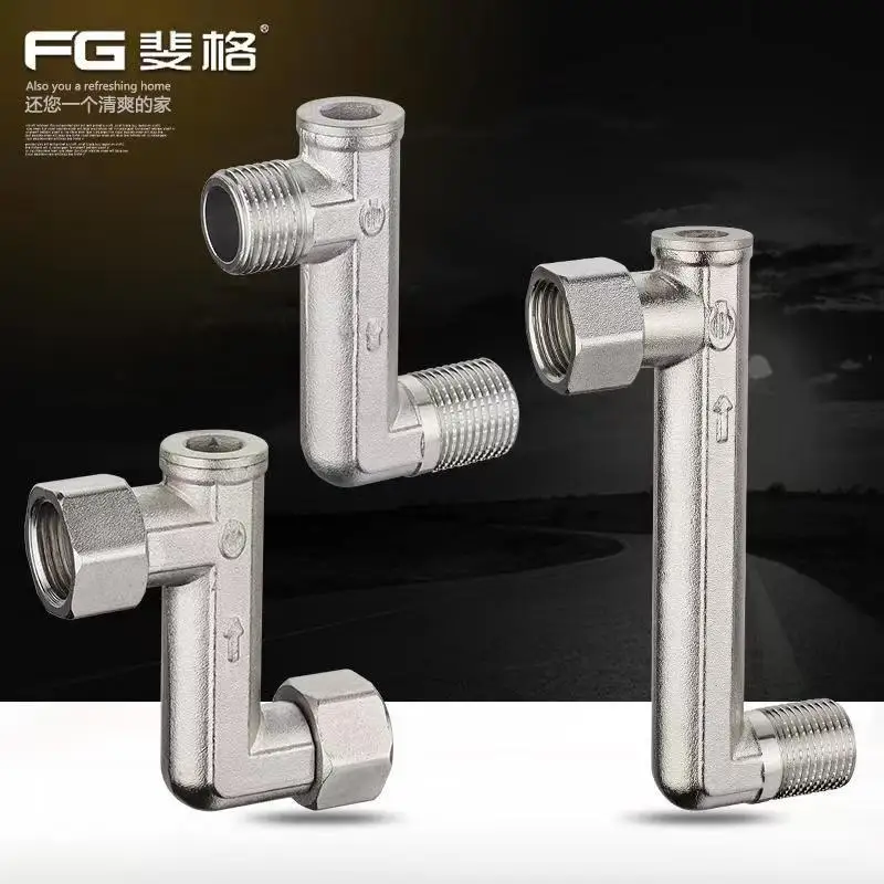 Lengthen 4 points live joint curved corner extension joint widening raised side moving corner elbow faucet accessories