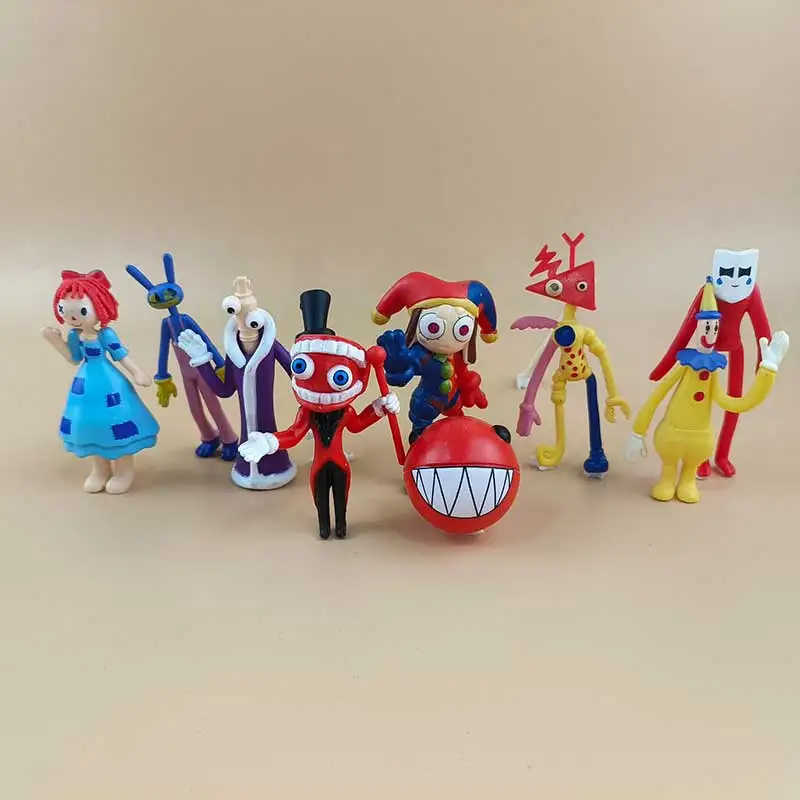 

The Amazing Digital Circus Anime Decoration Model Children's Gift Room Decoration Anime Fashion Toy PVC Doll