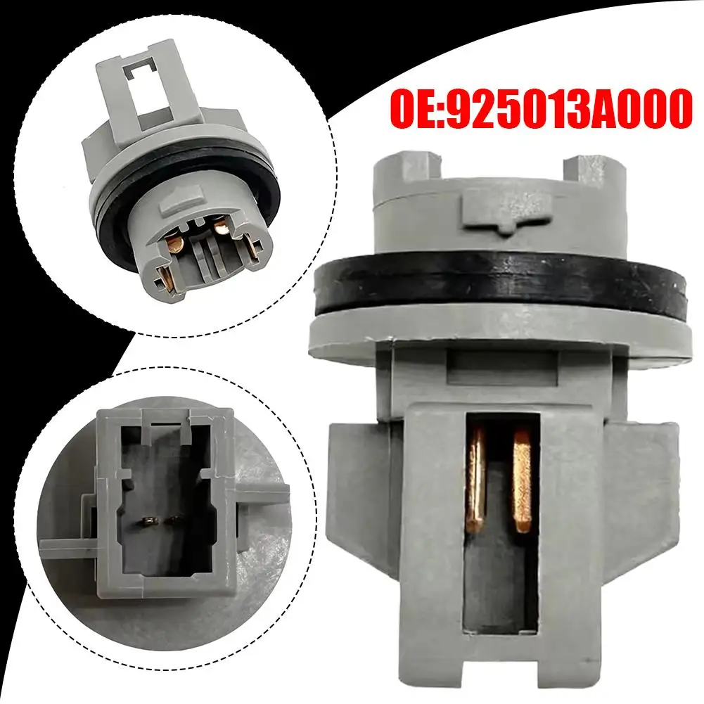 

1Pc 12V Automotive License Plate Lamp Holder Socket For Kia For Hyundai Replacement Part Number 925013A000 Metal & ABS O1Y8