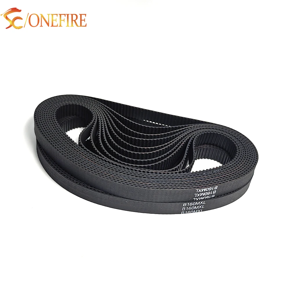 ONEFIRE MXL Timing Belt B138/139/140/142/143/144/145/147/148/149MXL Belt width 4~15mm Synchronous Rubber Pitch 2.032mm For CNC