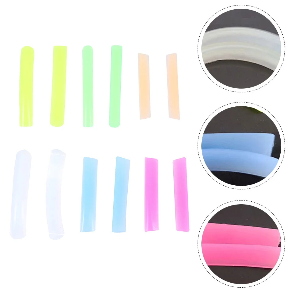 12 pares de almohadillas de silicona para planchar pestañas, juntas reutilizables para levantamiento de pestañas, herramienta de belleza para ojos, accesorio de injerto
