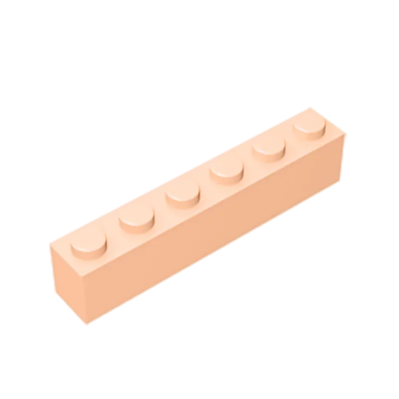 Gobricks GDS-535 Ziegel 1 x 6, kompatibel mit Lego 3009 Teilen, technischen DIY-Bausteinen für Kinder