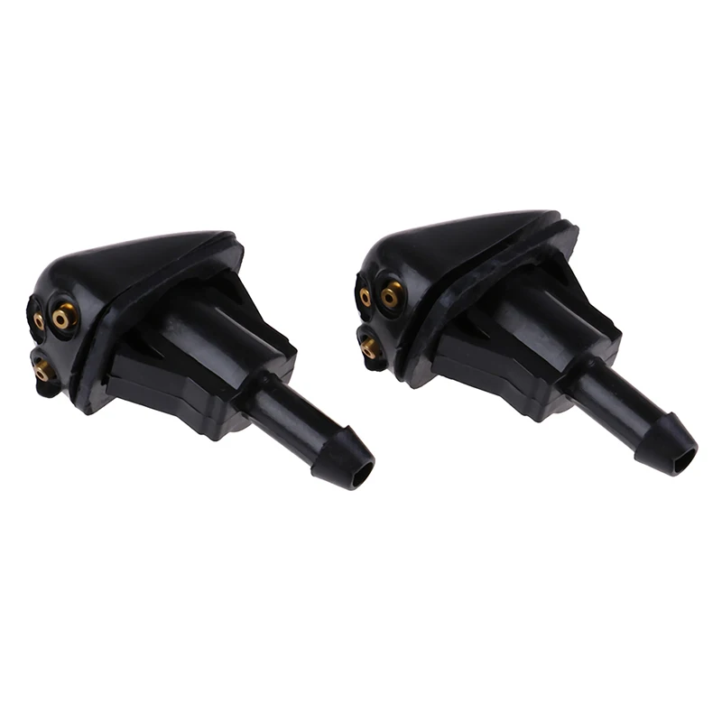 New 2Pcs Plastic high quality Windshield Wiper Washer Spray Nozzle