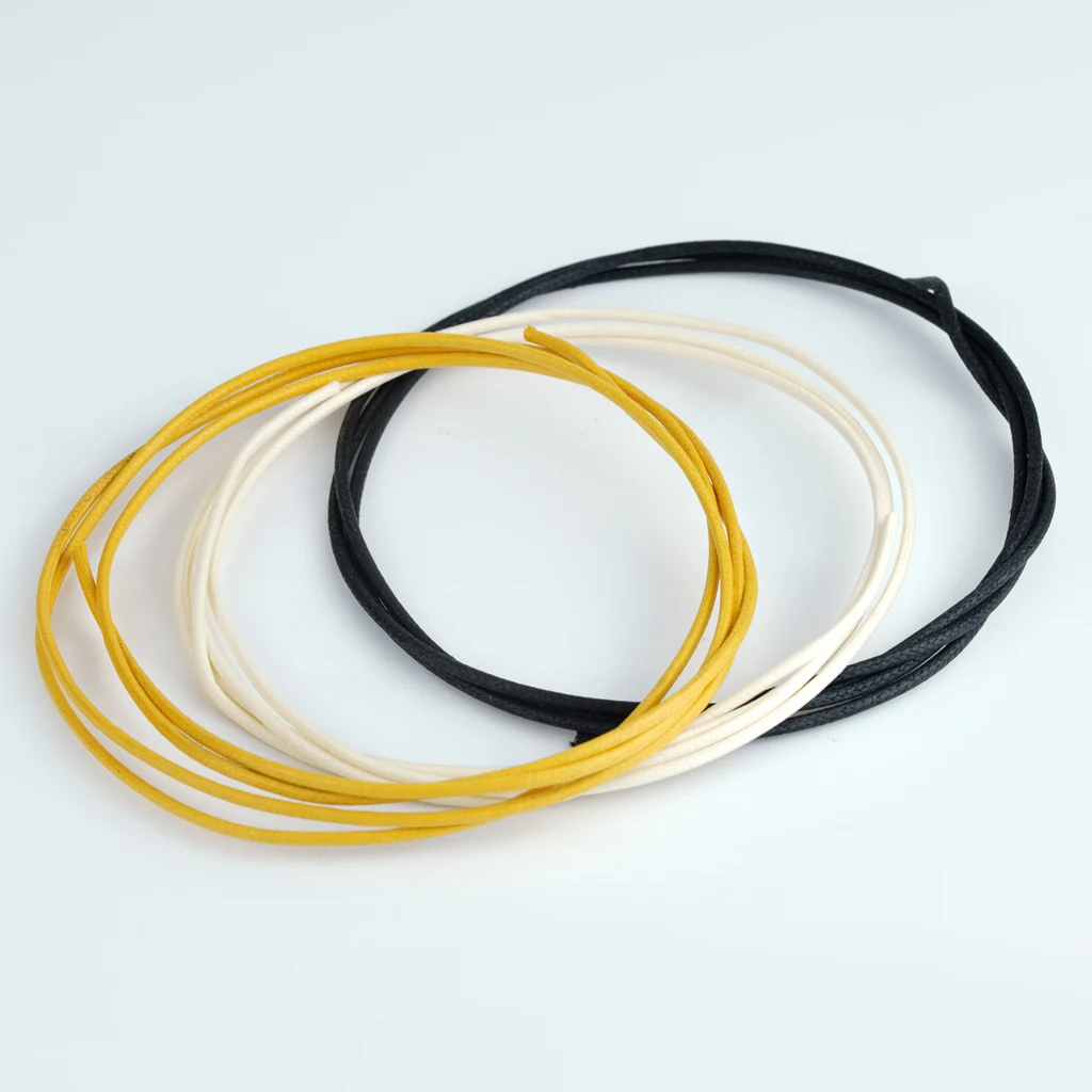 GUYKER Vintage Cloth Covered Wire & Braided Metal Shield Wire Guitar Electrics Pushback Wiring Cable  For DIY Repair