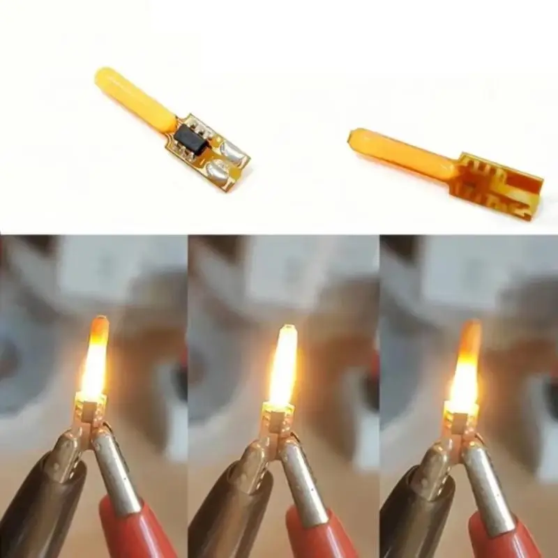 1/5/10Pcs DC3V Flicker Flame LED Edison Filament Diode DIY Candle Bulbs For Birthday Party Light Decoration Accessories
