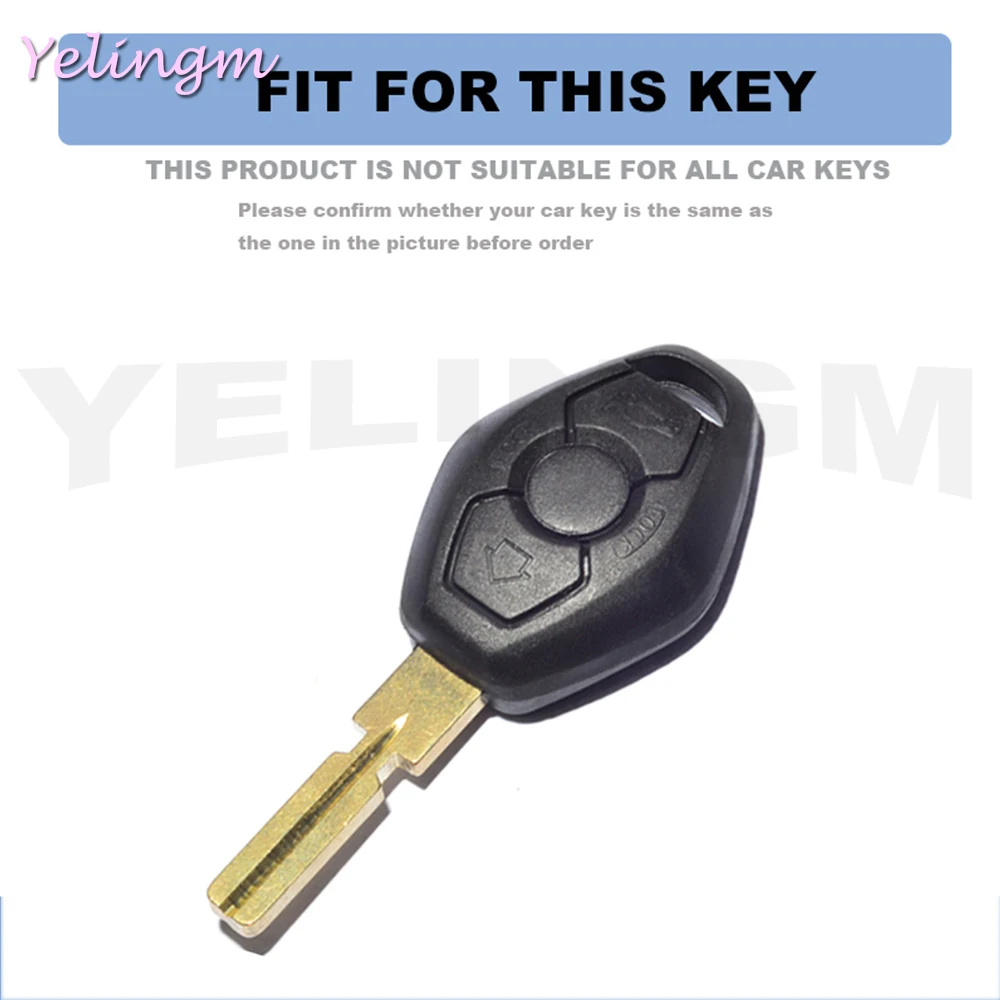 Car Key Case Cover For BMW X3 X5 Z3 Z4 3 5 7 SERIES E38 E39 E46 E83 1998 - 2005 TPU Shell Keyless Protector Fob Accessories
