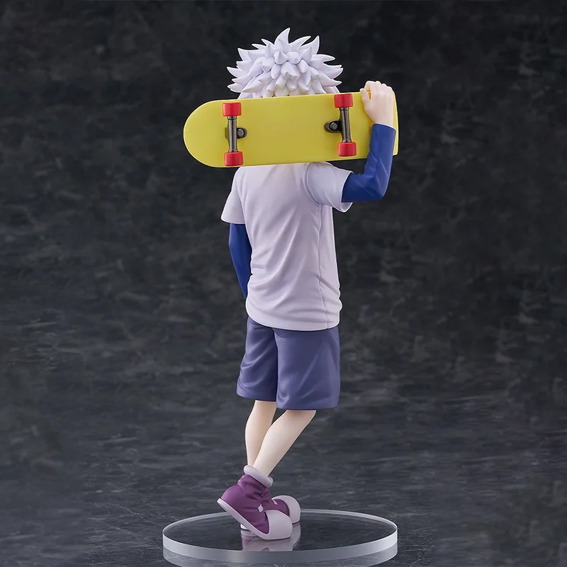 【100%original】GOOD SMILE COMPANY  Hunter × Hunter - Killua Zoldyck Pop Up Parade L H=21CM Garage Kit Action Figure Gifts Toys