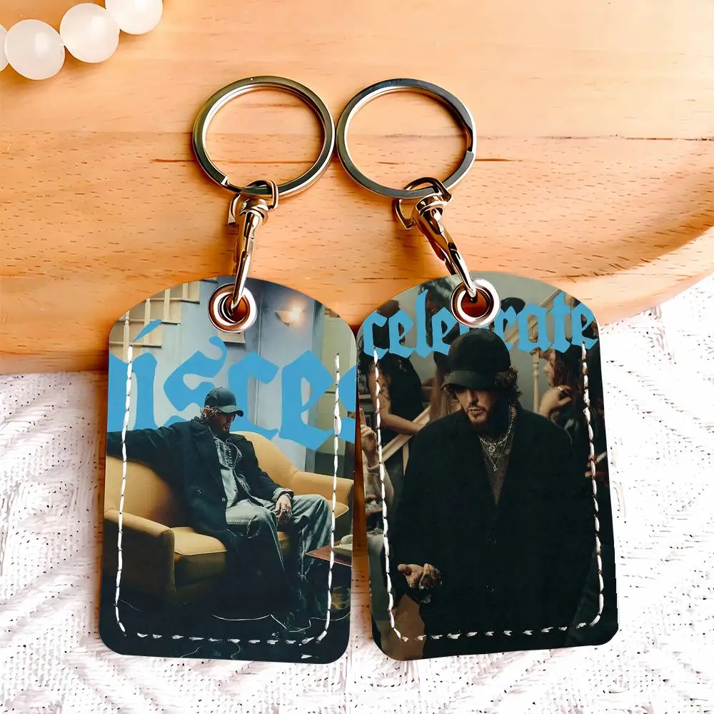 

Singer James Arthur Pisces Card Holder With Keychain Executive Protection For Bank Credit Subway Bus Case
