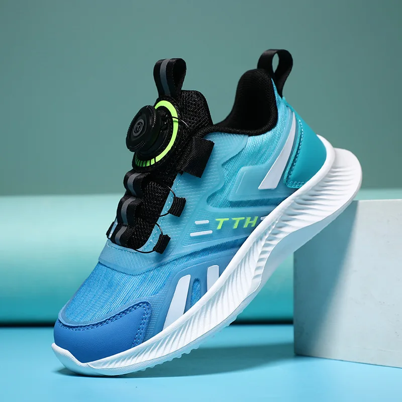 

Boys' Shoes 2024 Spring and Summer New Sports White Shoes Non-slip Running Shoes Lightweight Shock-absorbing Sports