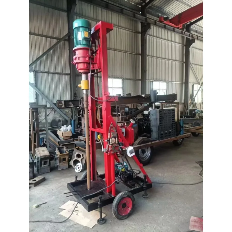 ماكينة حفر آبار المياه الصغيرة بطول 100 متر ماكينة حفر الصخور متعددة الوظائف جهاز حفر آبار المياه مورد آلة بئر #3