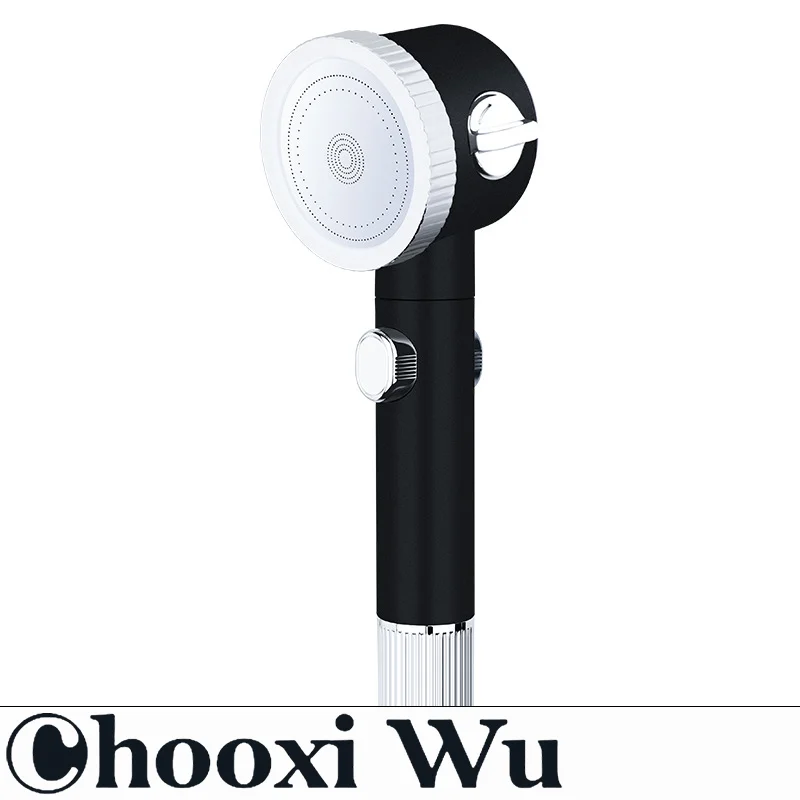 CHOO XIWU-Simple shower household shower head intelligent digital display shower multi-functional shower bathroom shower set