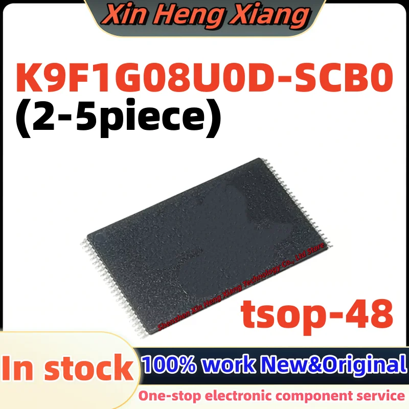 (2-5pcs) K9F1G08UOD SCBO K9F1G08UOD-SCBO K9F1G08U0D SCB0 K9F1G08U0D-SCB0 tsop-48