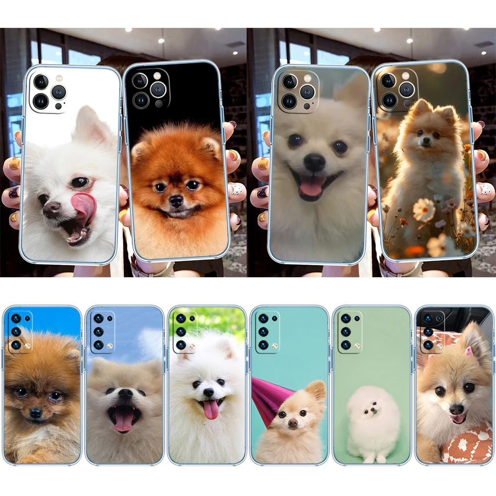 Funda de teléfono NH36 con diseño de perro pomerania para LG K22 K30 K40 K40S K41 K42 K50 K50S K51 K51S K52 K61 K62 K71 K92 Q60 Q61 V40 V50 V60