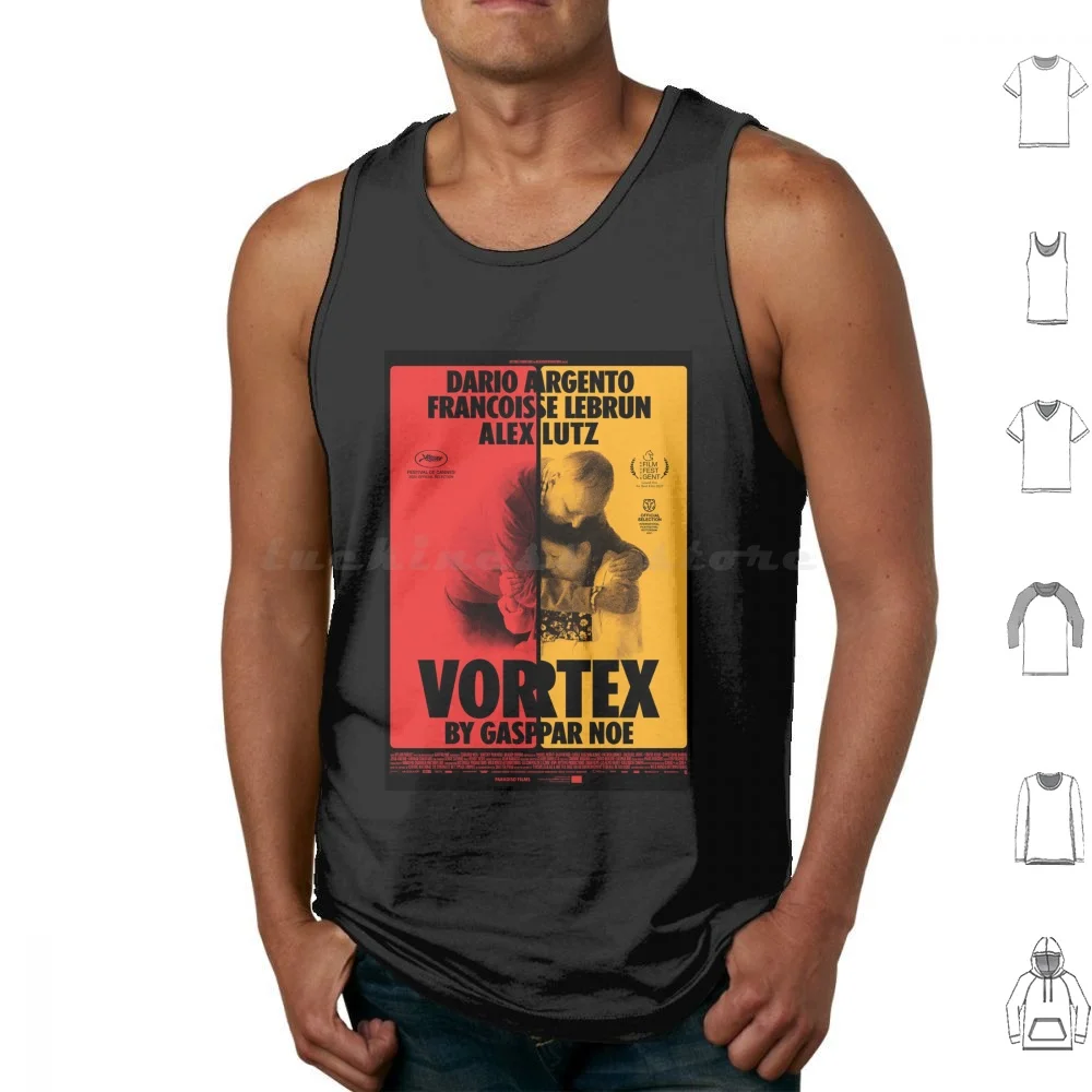 Camisetas sin mangas Vortex con estampado de algodón Gaspar Noe Cannes 22 película francesa nuevo Vortex 2022 cine Dario Argento