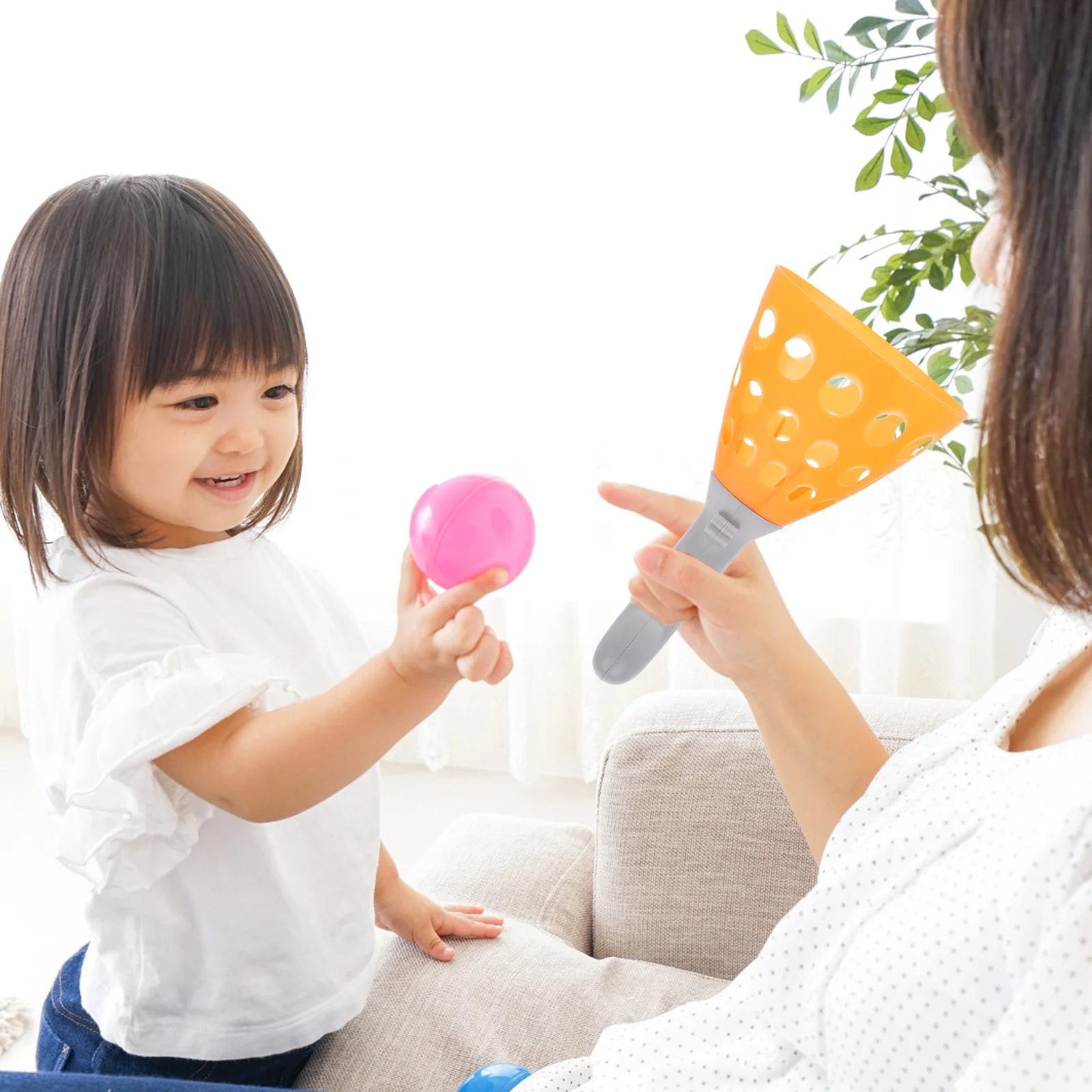 

Elastic Docking Ball Bouncy Balls Game Easy to Catch Toys with Toss Games Puzzle for