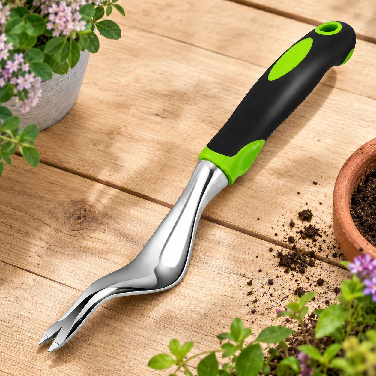 Premium Hand Weeder Tool with Ergonomic Handle Garden Weed Puller Digger for Farmland Transplantation