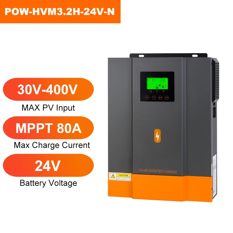 PowMr 10.2KW 6.2KW 4.2KW 3KW 1.6KW 1.5KW 1KW Hybride Solar Inverter 48V 24V 12V 220V Off Grid Inverter MPPT 160A 120A 80A Lader