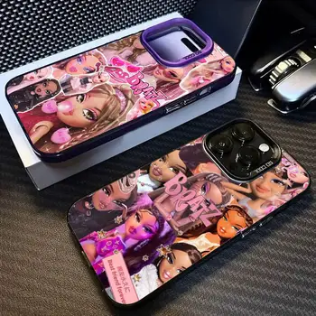 時尚 Bratz 手機殼,適用於蘋果 iPhone 16e 16 14 15 13 11 Pro Max 15 Plus 12 13 Mini 16e,防震手機殼,性感女孩款 12 最佳銷售 布拉茨娃娃案 - №11