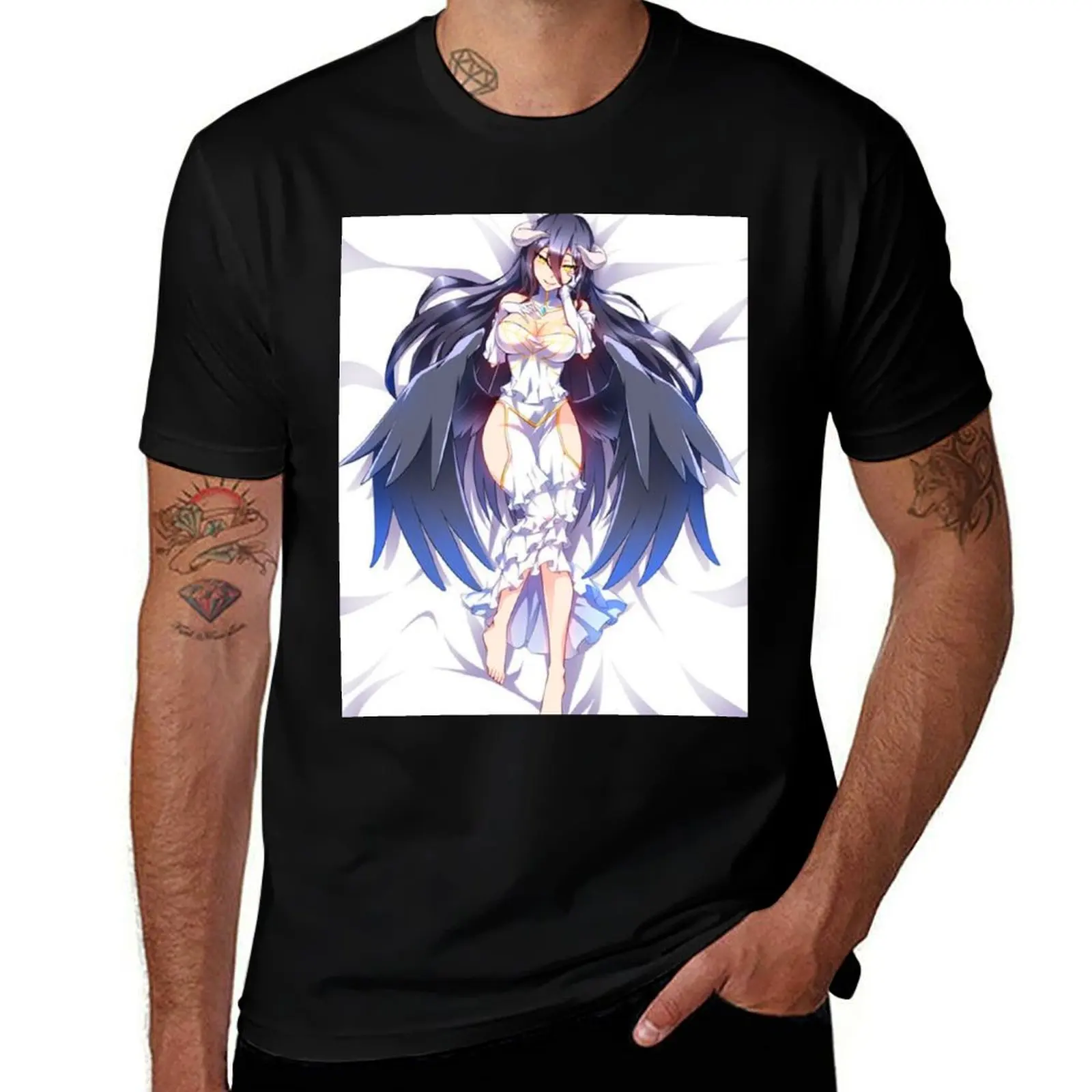 

Loli Albedo from Overlord Anime 2 T-Shirt t shirt man plain cotton t shirts high quality t shirt man designer T-Shirt