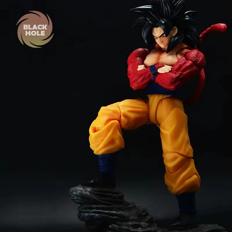 الحفرة السوداء SHF SSJ4 الغاشمة تطور الوقت البلوز نسخة مصححة أنيمي عمل الشكل أرقام تمثال نموذج ألعاب مخصصة الهدايا #2