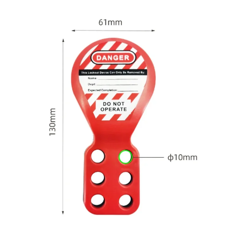 Keyu Safety Adjustable Cable Lock Steel Wire Rope Engineering Plastic Alloy Material Universal Industrial Shutdown Cable Lock